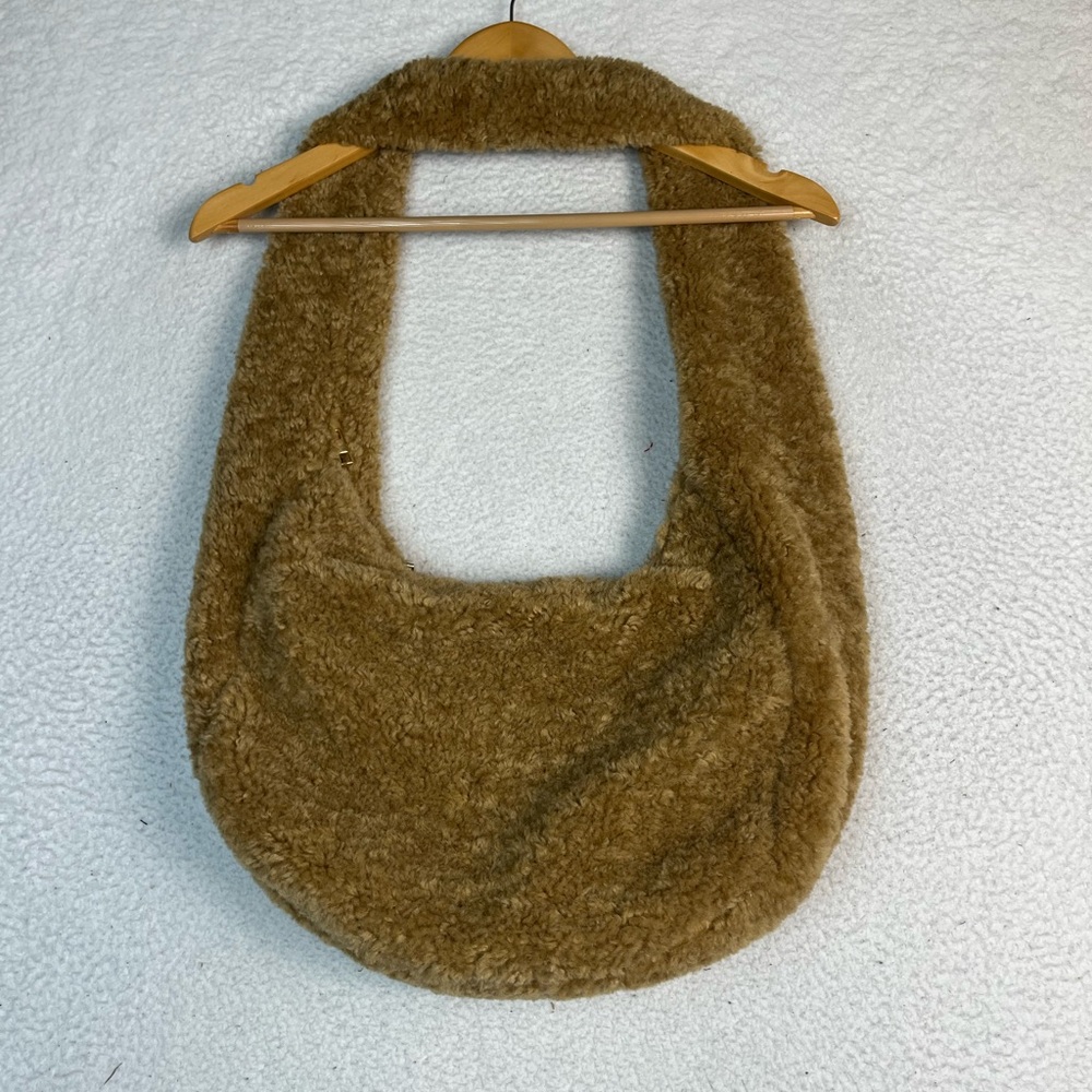 Anthropologie Sherpa brown bag